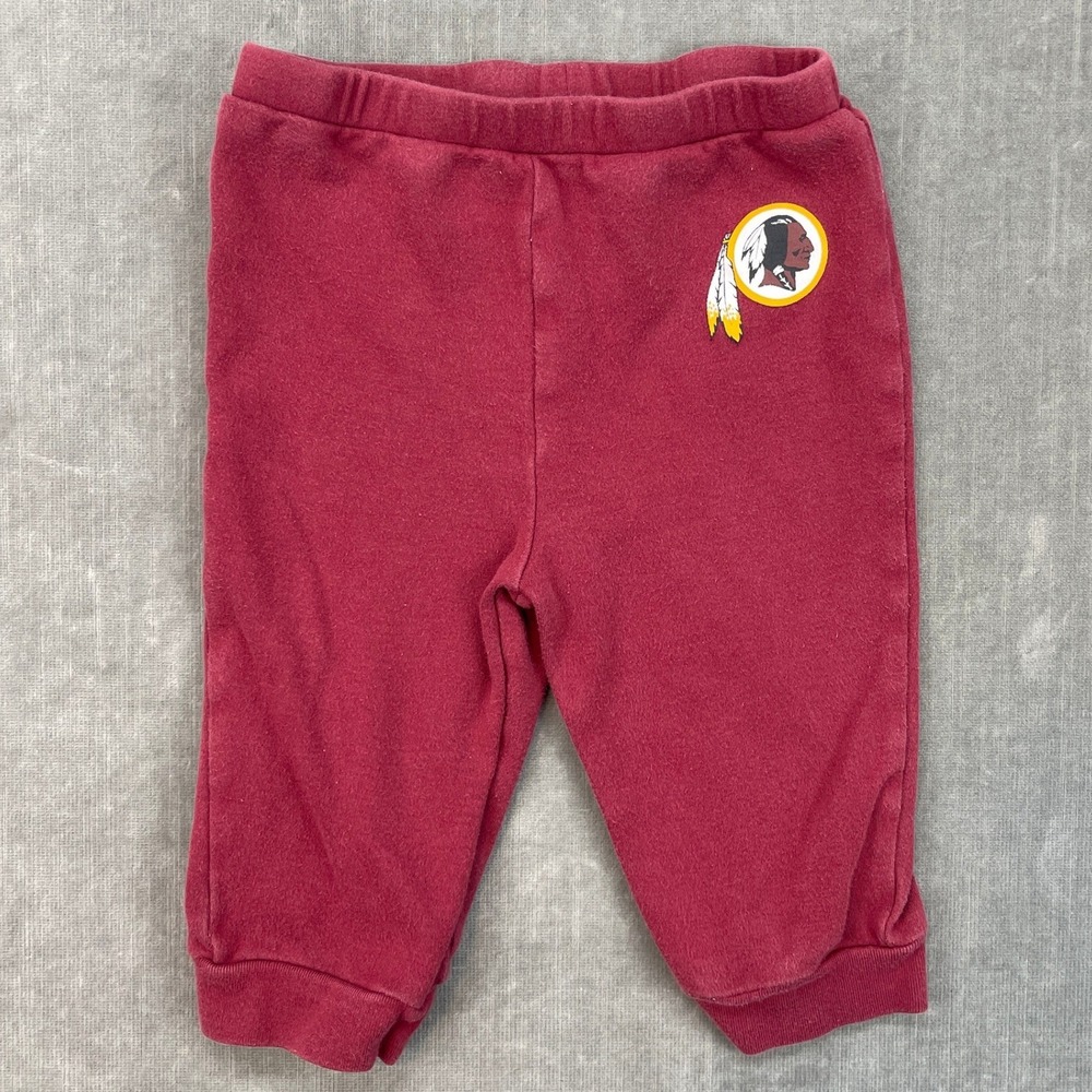 Washington Redskins NFL Baby 6-9M Burgundy Pants Vintage Logo Joggers